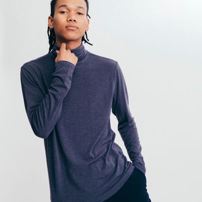 ＜AIGLE＞セルヒート　ハイネック　長袖Ｔシャツ