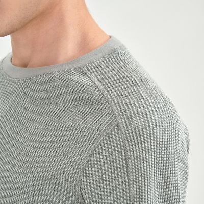ロングスリーブワッフルＴシャツ