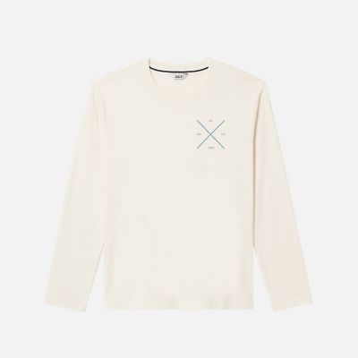 【SALE】AIGLE/エーグル ロングスリーブロゴTシャツ ホワイト トップス【三越伊勢丹/公式】