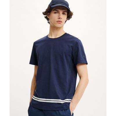 ＵＶカット　吸水速乾　ダブルバンドクルーネック　半袖Ｔシャツ