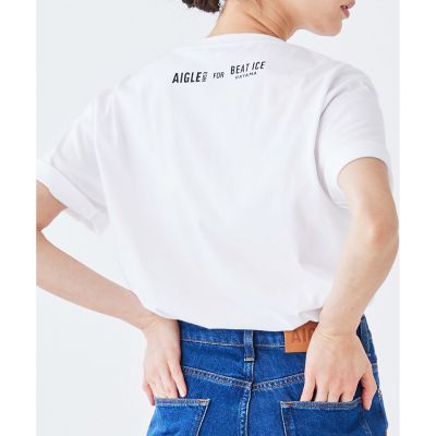 【ＡＩＧＬＥ　ｆｏｒ　ＢＥＡＴ　ＩＣＥ】チャリティ　グラフィック　半袖Ｔシャツ