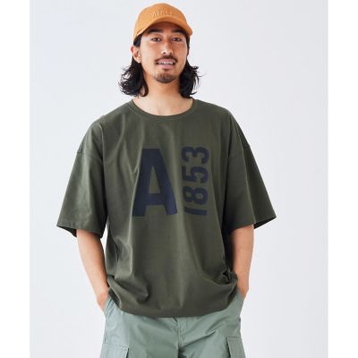 ヘビーウェイトコットン　オーバーサイズ　ビッグロゴ　半袖Ｔシャツ