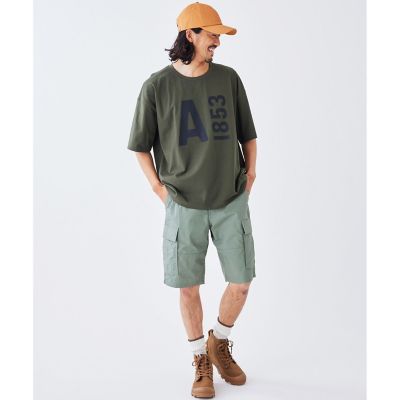 ヘビーウェイトコットン　オーバーサイズ　ビッグロゴ　半袖Ｔシャツ