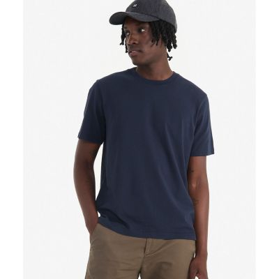 人気！EMPORIO イーグルロゴワッペン コットンTシャツ EMPORIO ARMANI/イーグルワッペン/Tシャツ/Mサイズ/ネイビー
