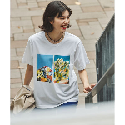 【エーグル　ユニセックス】エーグル AIGLE 【AIGLE for more trees】 チャリティ グラフィック 長袖Tシャツ #5 ユニセックス 【AIGLE for more trees】 チャリティ