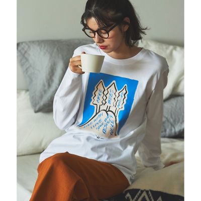AIGLE/エーグル 【AIGLE for more trees】Lee Izumida×AIGLE チャリティ グラフィック 長袖Tシャツ #5