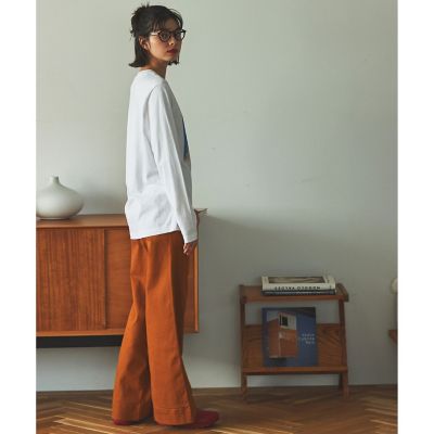 【ＡＩＧＬＥ　ｆｏｒ　ｍｏｒｅ　ｔｒｅｅｓ】Ｌｅｅ　Ｉｚｕｍｉｄａ×ＡＩＧＬＥ　チャリティ　グラフィック　長袖Ｔシャツ　＃５