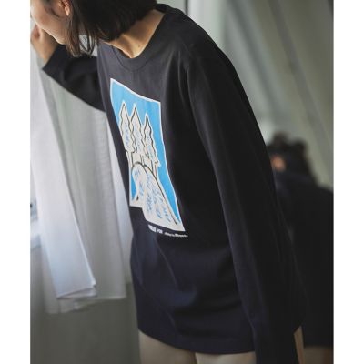 【ＡＩＧＬＥ　ｆｏｒ　ｍｏｒｅ　ｔｒｅｅｓ】Ｌｅｅ　Ｉｚｕｍｉｄａ×ＡＩＧＬＥ　チャリティ　グラフィック　長袖Ｔシャツ　＃５