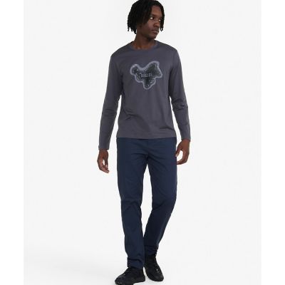 吸水速乾　抗菌防臭　ロングスリーブプリントＴシャツ