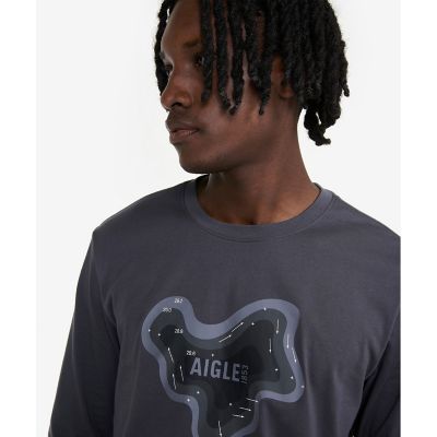 吸水速乾　抗菌防臭　ロングスリーブプリントＴシャツ