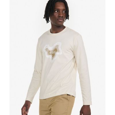吸水速乾　抗菌防臭　ロングスリーブプリントＴシャツ