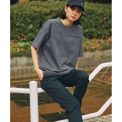 【ＥＣ限定】ＡＩＧＬＥ　オーバーサイズバックプリントロゴ　半袖Ｔシャツ