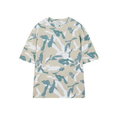 オーガニックコットン　リラックスシルエットＴシャツ（ＣＡＭＯ）