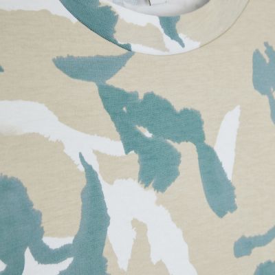 オーガニックコットン　リラックスシルエットＴシャツ（ＣＡＭＯ）