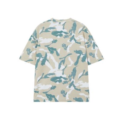オーガニックコットン　リラックスシルエットＴシャツ（ＣＡＭＯ）