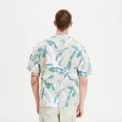 オーガニックコットン　リラックスシルエットＴシャツ（ＣＡＭＯ）