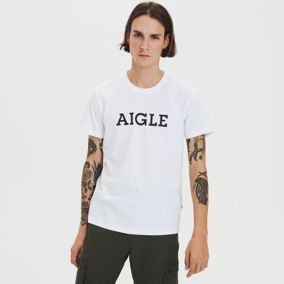吸水速乾　グラフィック　半袖Ｔシャツ（ＡＩＧＬＥ）