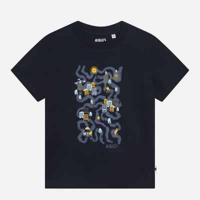＜AIGLE＞プリントオーガニックＴシャツ