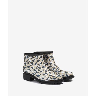 ひ*り様 AIGLE レオパードラバーブーツ フルフィール ロー プリント ラバーブーツ | AIGLE/エーグル | 三越