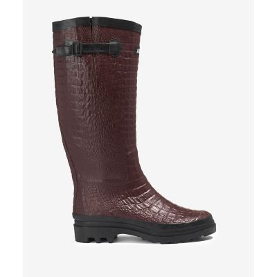 エーグランティーヌ クロコダイル調 ラバーロングブーツ | AIGLE