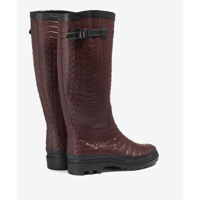 エーグランティーヌ クロコダイル調 ラバーロングブーツ | AIGLE