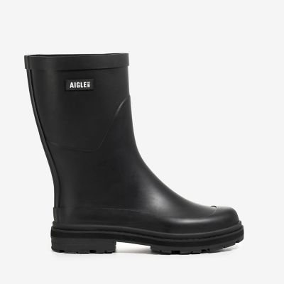 AIGLE/エーグル ミッドレインラバーブーツ ブラック 靴【三越伊勢丹/公式】