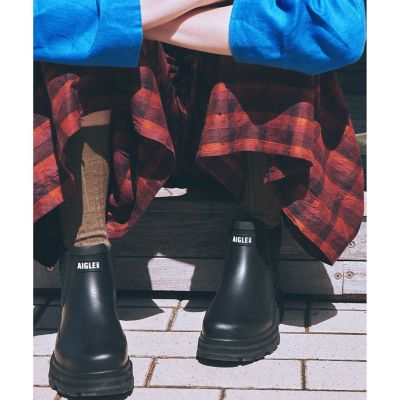 AIGLE 厚底 防水 ソフトレイン M2 ラバーブーツ チェルシーブーツ 厚底 防水 ソフトレイン M2 ラバーブーツ / チェルシーブーツ