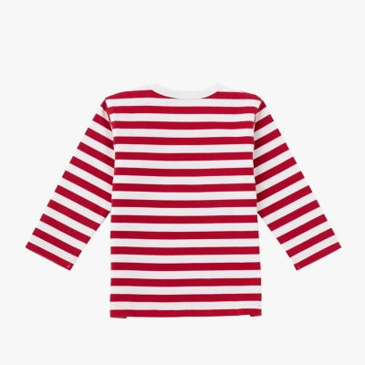 ベビー コットン 細ボーダー 長袖 Tシャツ | agnes b. ENFANT