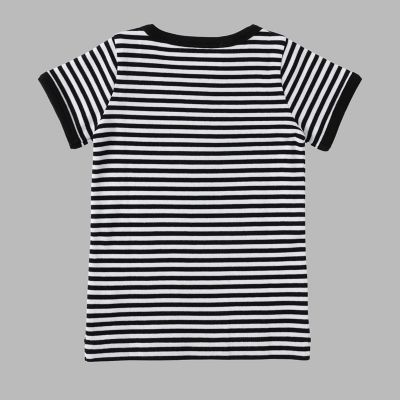 【新品タグ付き】アニエスベー ベビー ボーダー　2ans ベビー ”b．”ロゴ 細ボーダー 半袖 Tシャツ | agnes b. ENFANT