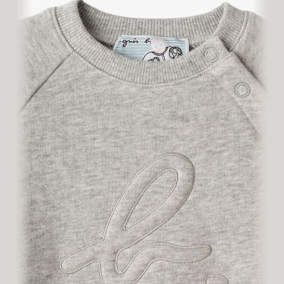 ベビー ”b．” ロゴ コットン 長袖 スウェット | agnes b. ENFANT