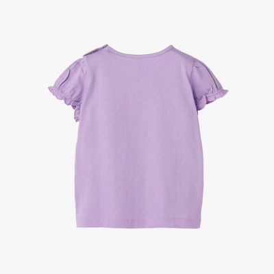 ベビー ロゴ ボーダー プリント コットン 半袖 Tシャツ ”Heart