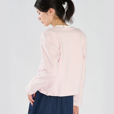 アニエスベー agnes b. 長袖カーディガン レディース T3 (L) シアー ニット ロングスリーブ カーディガン | TO B. BY AGNES B