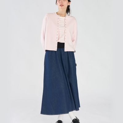 美品/希少 agnes b. ロングスリーブ カーディガンプレッション ロゴ金釦 agnes b. - 美品/希少 agnes b. ロングスリーブ カーディガン