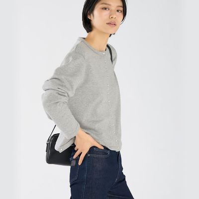 WEBスペシャル ロゴ コットン 長袖 カーディガンプレッション