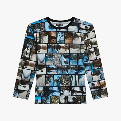 フォトプリント コットン 長袖 Tシャツ | agnes b. (Women