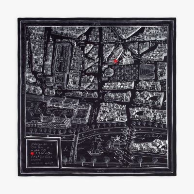 ＜agnes b. (Women)＞【ユニセックス】ＫＧ２５　ＳＣＡＲＦ　Ｒｕｅ　ｄｕ　Ｊｏｕｒ　スカーフ