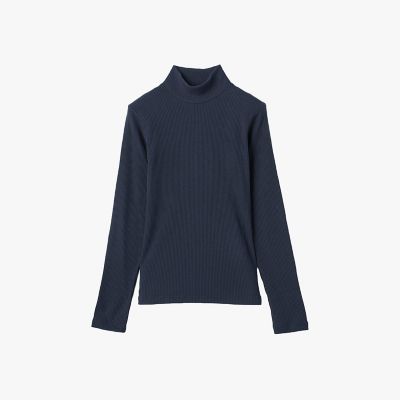 コットン ボートネック 7分袖 Tシャツ ”Leopard” | agnes b