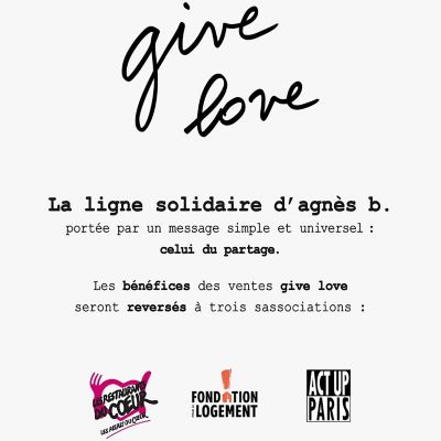 keecoTo b. by agnes b. アニエスベー　 LOVE ピンバッジ ”Give love” | agnes b. (Women)/アニエスベー