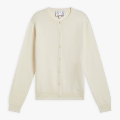 カシミヤ ジャージー 長袖 ニット カーディガン ”Scilly