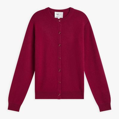 カシミヤ 長袖 カーディガンプレッション ”Le Petit” | agnes b