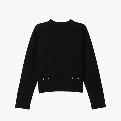 カシミヤ 長袖 カーディガンプレッション ”Le Petit” | agnes b