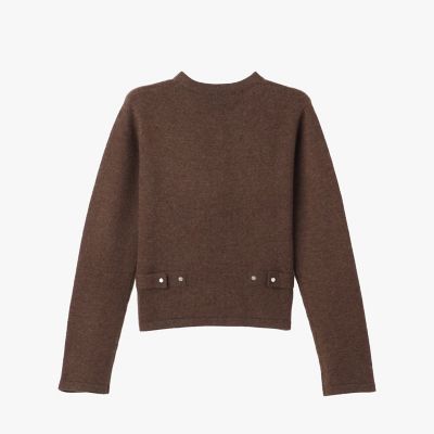カシミヤ 長袖 カーディガンプレッション ”Le Petit” | agnes b