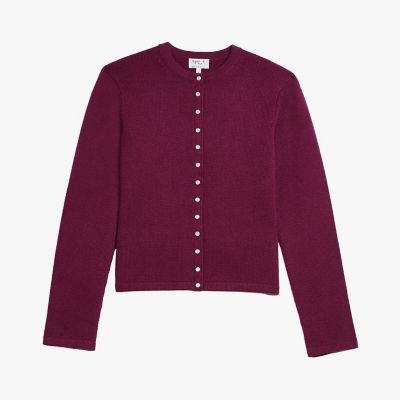 カシミヤ 長袖 カーディガンプレッション ”Le Petit” | agnes b