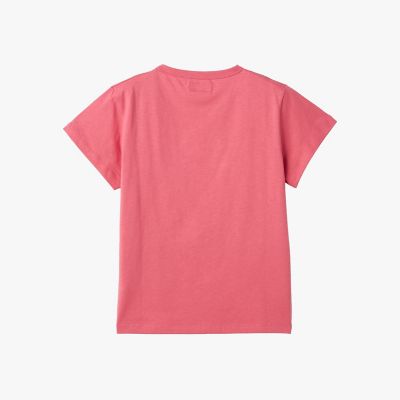b．”ロゴ 刺繍 コットン 半袖 Tシャツ ”Brando” | agnes b