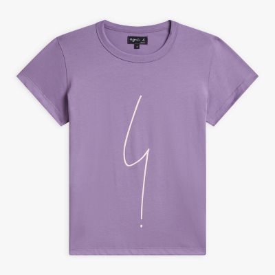 アイコニック コットン 半袖 Tシャツ ”Point d'ironie