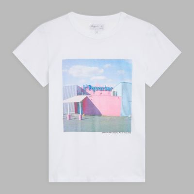 プリント コットン 半袖 アーティスト Tシャツ ”Francois