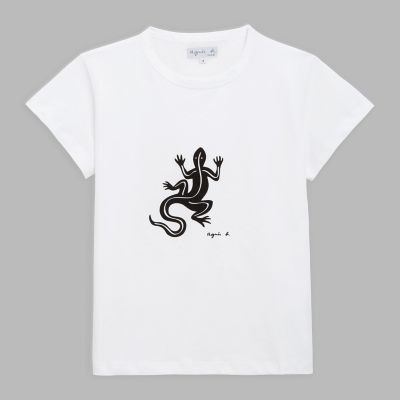＜agnes b. (Women)＞ＳＦ６４　ＴＳ　レザールＴシャツ