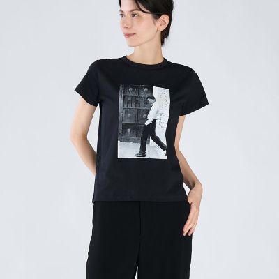 agnes b paris フォトプリントカットソー コットン フォトプリント 半袖 アーティスト Tシャツ ”Mark