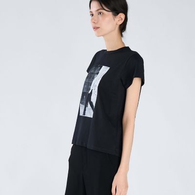 コットン フォトプリント 半袖 アーティスト Tシャツ ”Mark