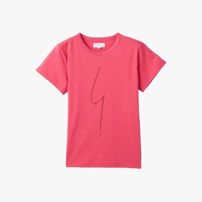 アイコニック プリント コットン 半袖 Tシャツ ”Point d